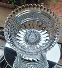 Rare ABP Cut Glass Bowl Jewel Aberdeen Pattern 10" Steuben Blank Large Antique