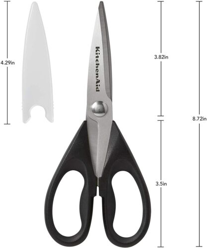 KitchenAid UTILITY SHEARS Premium STAINLESS STEEL All Purposes Sure-Grip Scissor - Picture 4 of 27