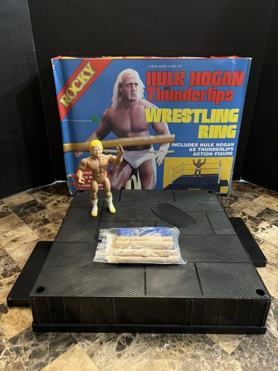 RARE 1985 HULK HOGAN AS THUNDERLIPS WRESTLING RING REMCO