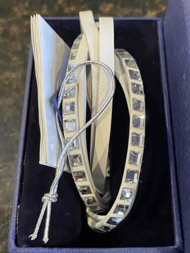 Swarovski Promi Leder und Kristall Armband Neu im Karton - Bild 2 von 4