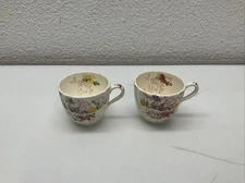 2 Vintage Copeland Spode Fairy Dell Coffee/Tea Cups