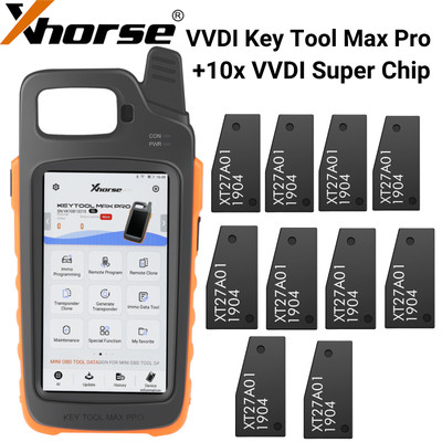 Xhorse VVDI K-e-y Tool Max PRO & Mini OBD Tool Functions  +10PCS VVDI Super Chip