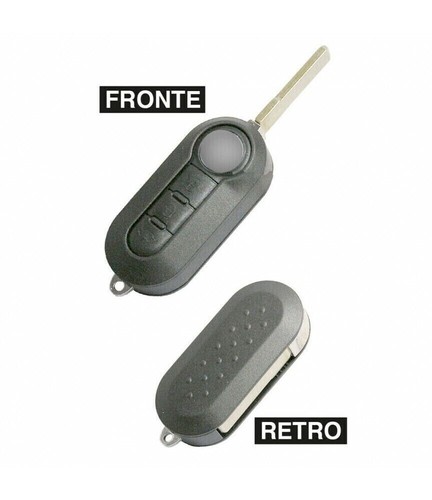 Chiave Vergine Abarth Guscio Telecomando Chiave Fiat 500 Abarth - Ricambio Con Logo Guscio Telecomando Abarth - Foto 10