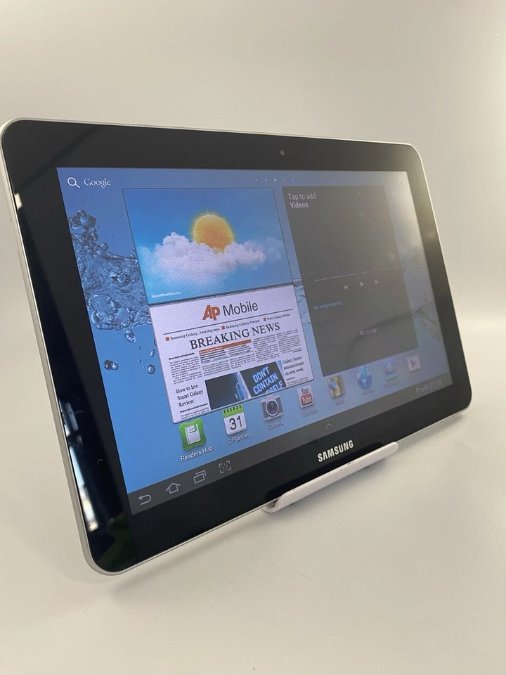 Samsung Galaxy Tab 10.1 P7500 White Unlocked 16GB 3MP Unlocked Android Tablet - Image 2 of 4