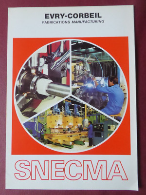 1983 PROSPEKT PUB SNECMA SITE EVRY-CORBEIL MOTOR LUFTFAHRT AIRCRAFT ENGINE