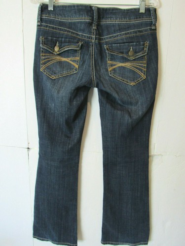 Women's Decree Jeans Size 7 Five Pocket Distressed Bootcut with Stretch - Picture 4 of 4