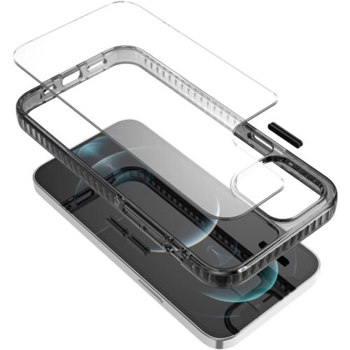 Funda protectora híbrida resistente a prueba de golpes para PC con botones de color para Apple iPhone 11 (6,1") - Imagen 3 de 35