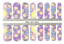 Celestial Rose Nail Polish Strips / Nail Wraps / Nail Stickers
