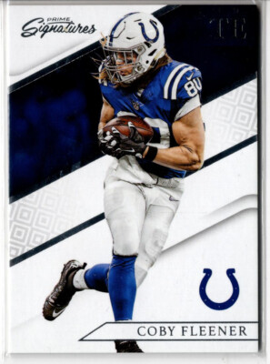 2016 Panini Prime Signatures Football Coby Fleener No. 120 Indianapolis Colts