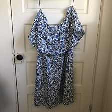 H M Off-Shoulder Floral Mini Dress