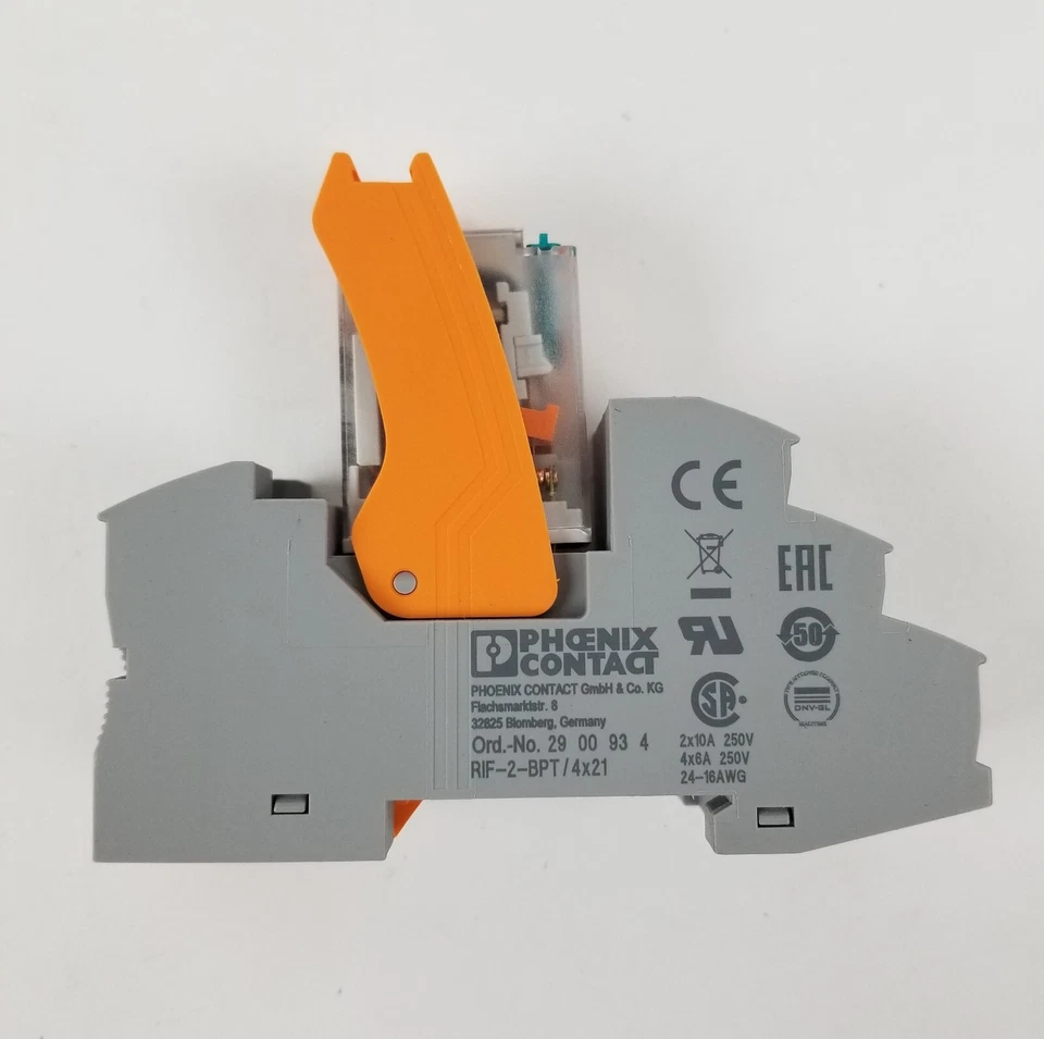 10 Phoenix Contact 2903308 Relay Module Push In 6A 24Vdc RIF-2-RPT-LDP-24DC/4X21 - Image 4 of 4