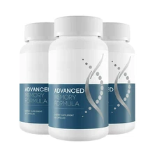 3-Pack Advanced Memory Formula - Best Natural Brain Supplement - 180 Capsules
