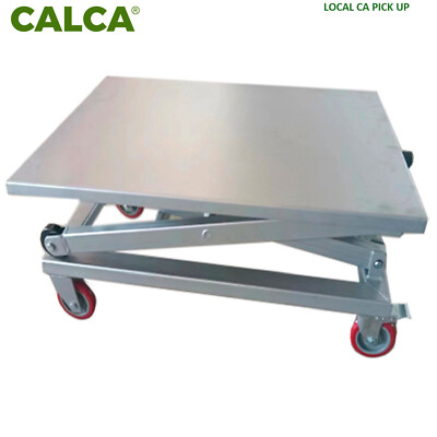 CA PICKUP- Height Adjustable Heat Printing Equipment 23.6'' x 37.4'' Platform Cart