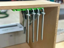 Festool Quick Clamp Hanger x6 - Store Festool / Bessey Clamps Under Workbench