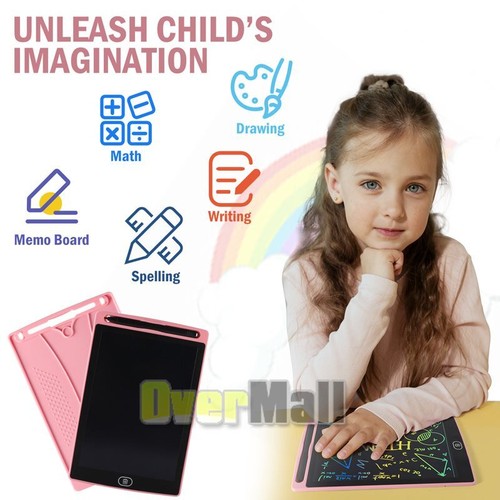 10inch LCD Writing Tablet Colorful Drawing Pad Kid's Gift Children Toddlers Toys - Picture 29 of 39