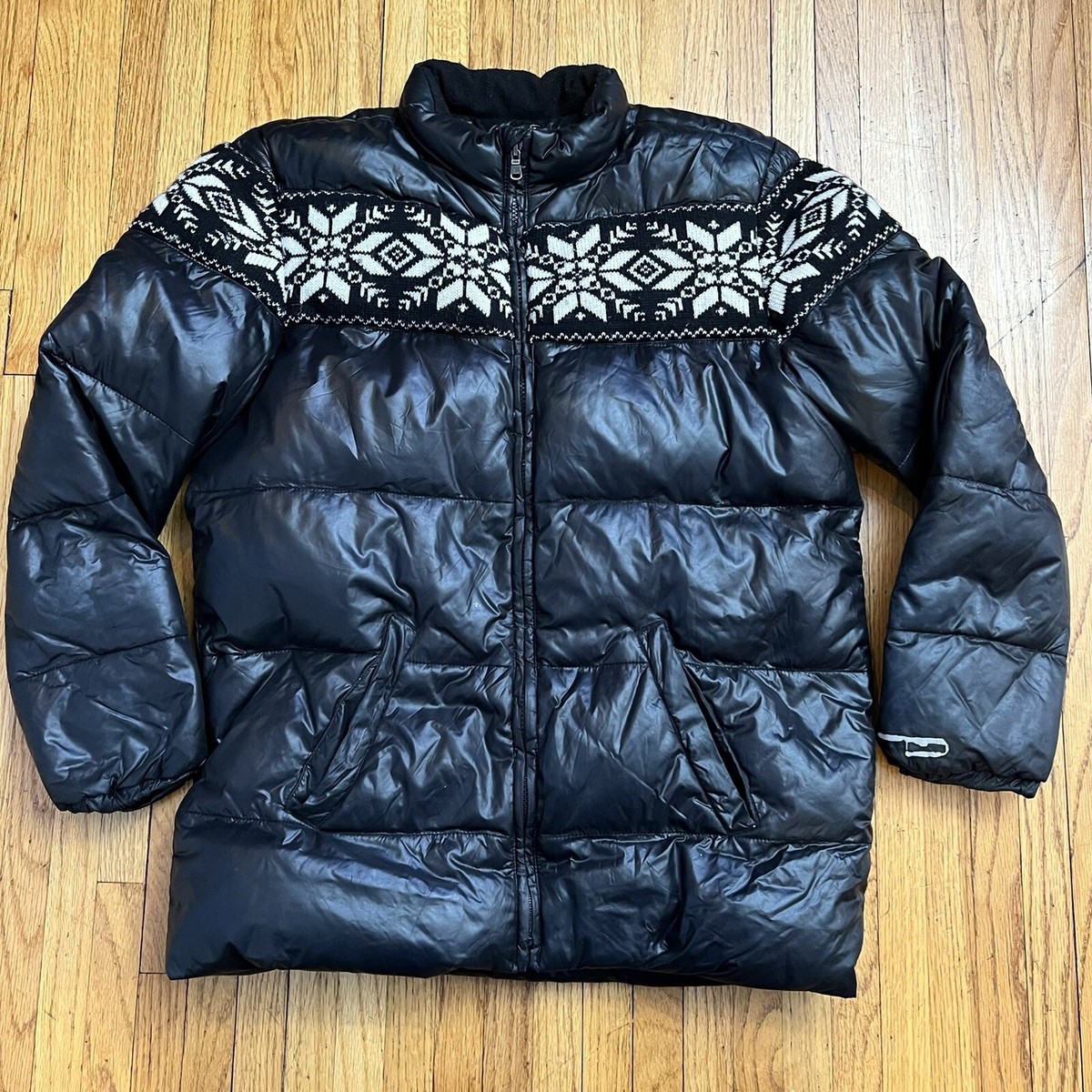 ムートン・ファーコート Polo Ralph Lauren WOVEN-PUFFER-COAT Polo Ralph Lauren girls Black Down Long puffer Coat - size