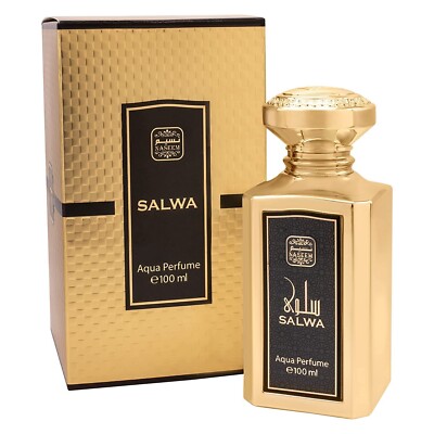 Salwa Aqua Perfume by Naseem Non Alcoholic Rose Jasmine Vanilla For Unisex 80 ML