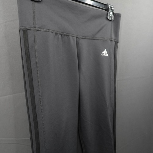 Adidas Damen Leggings Hose Medium Grau Athleisure Athletic Gym Run Yoga Full - Bild 3 von 14
