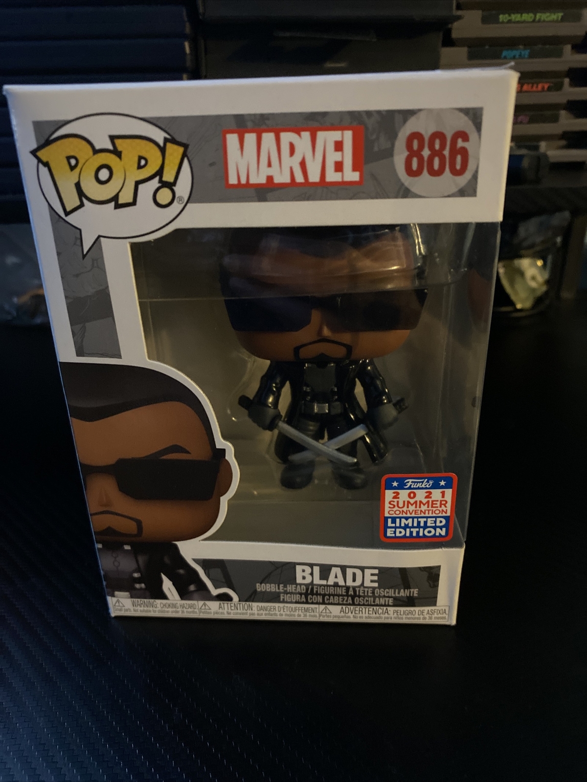 Funko Pop Marvel #886 Blade Funkon Figure ( Read Description )