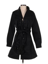 Ciao Milano Women Black Trenchcoat S