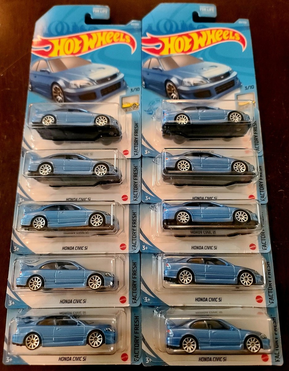 Hot Wheels 2021 Honda Civic Si Blue HW Factory Fresh #3/10