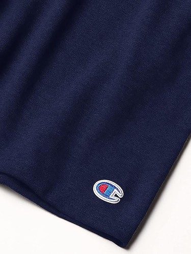 Champion Boys Kids Everyday Cotton Jersey Shorts with Pockets Navy Blue M - Picture 2 of 2