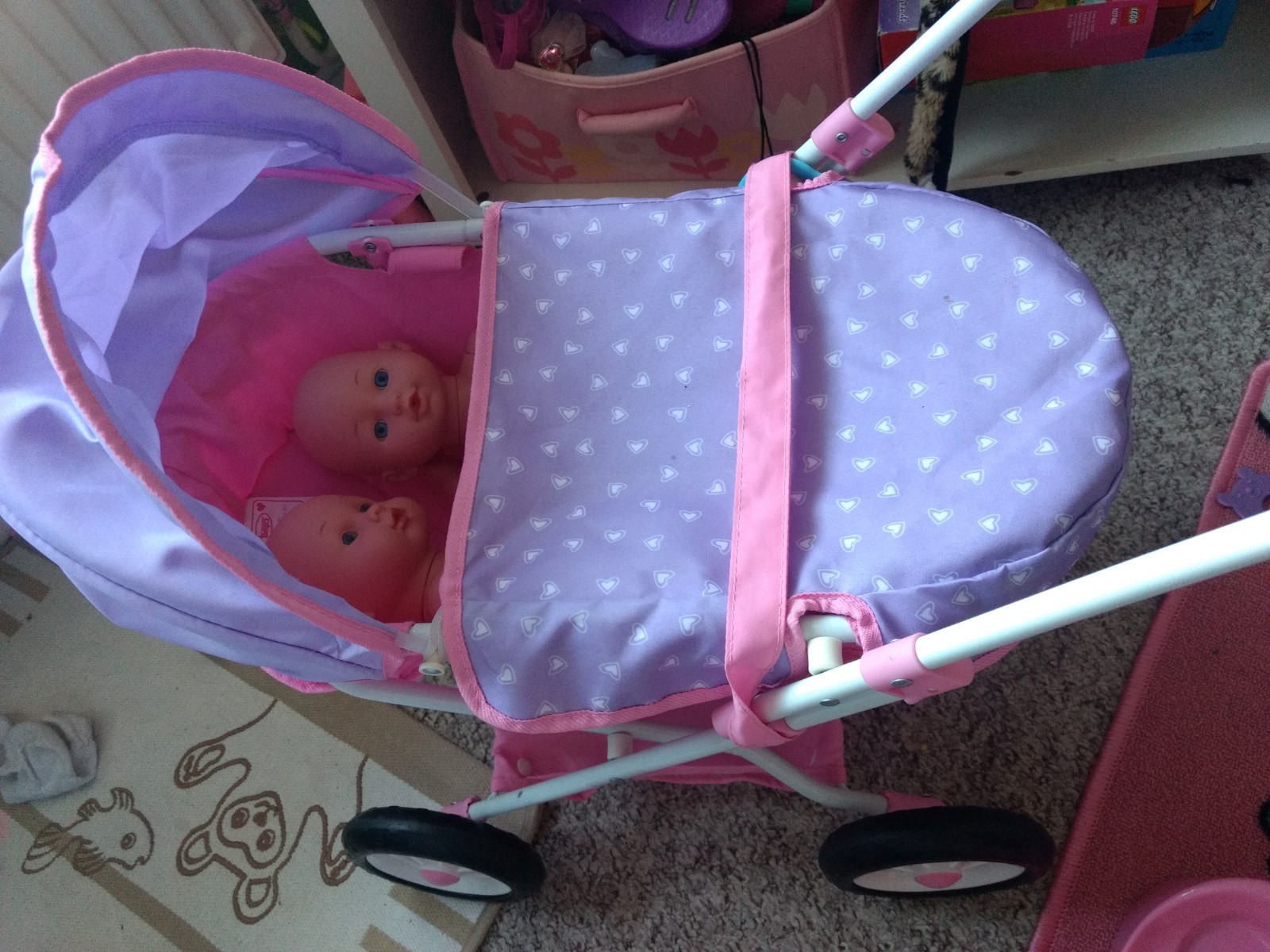 bayer dolls buggy cow design