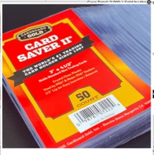 50 Cardboard Gold Card Saver 2 II PSA BGS Grading Quantity Discounts!