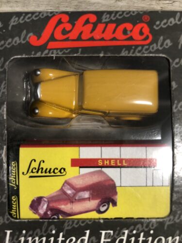 German Schuco Piccolo Ltd 01522 Mercedes 170V gelb orange Schale NEU VERSIEGELTE BOX - Bild 2 von 7