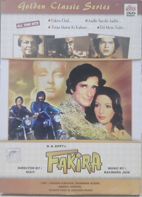 Fakira Shashi Kapoor, Shabana Azmi Bollywood Hindi Movie DVD