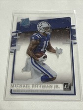 2020 Panini Chronicles - Clearly Donruss Rated Rookie Michael Pittman Jr. #RR-MP