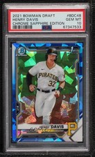 2021 Bowman Chrome Draft Sapphire Edition Henry Davis #BDC-48 PSA 10 GEM MT 0yn1
