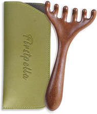 Wood Scalp Massager - Head Scalp Massage Tool,Protable Head Scratcher Massager f