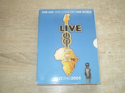 Live 8 - One Day In Concert One World July 2nd 2005 --  4 DVD Box