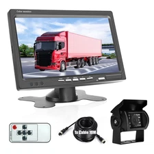7" Rear View Parking Mirror Screen Monitor for Trucks Van BUS with Backup Camera