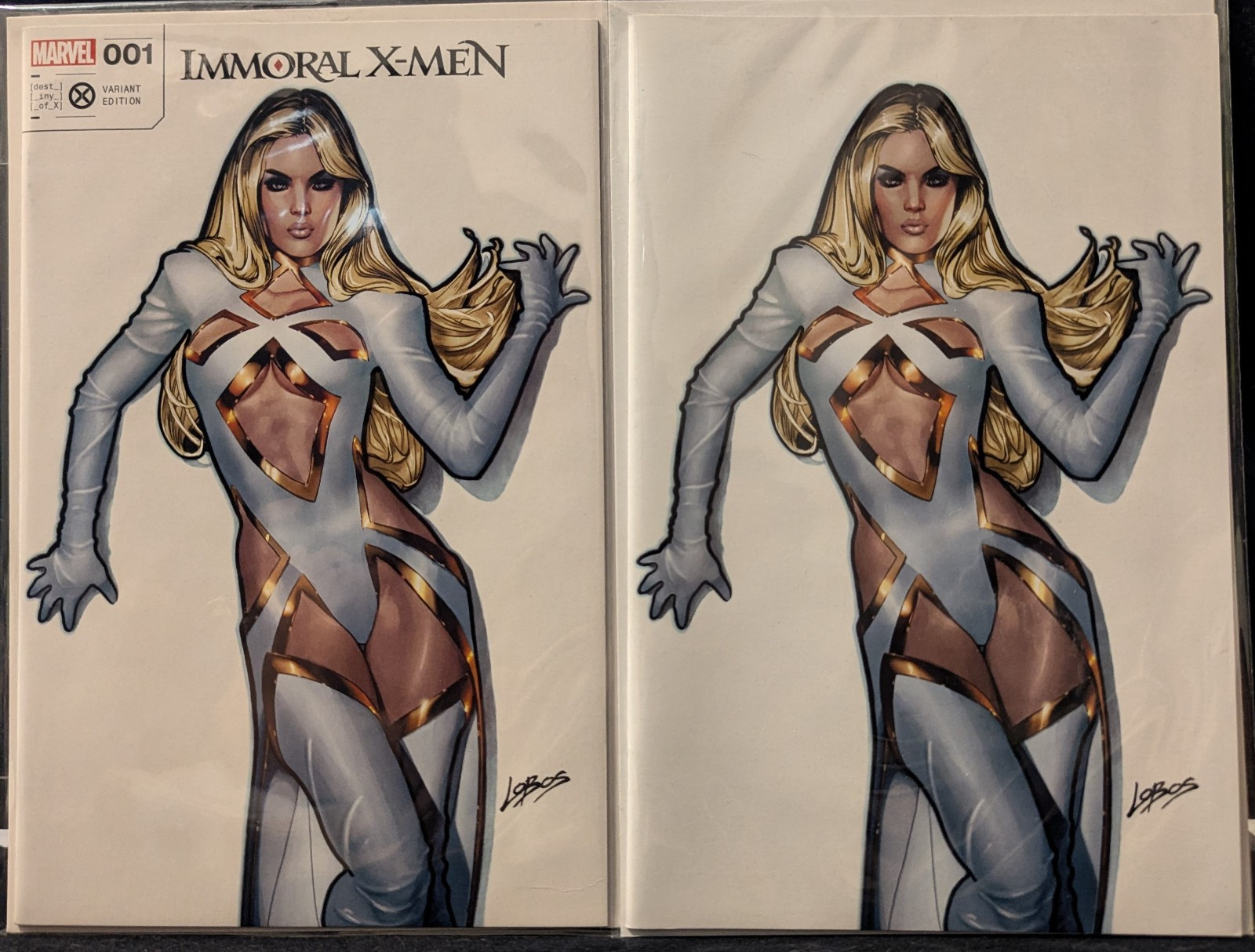 Immoral X-Men #1 Pablo Villalobos Wondercon Exclusive Trade & Virgin Set Emma