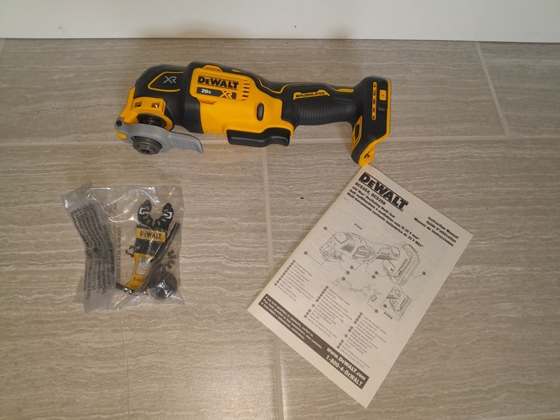 DEWALT DCS356 20V MAX XR Brushless Oscillating Tool, New Bare Tool