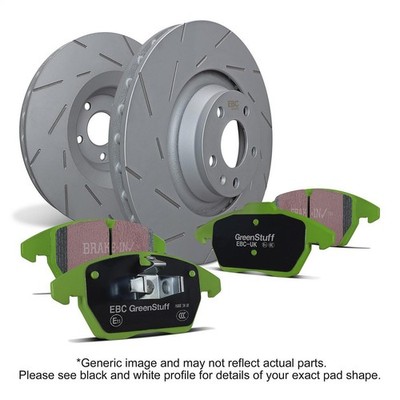 EBC Disc Brake Kit - S2 Kits Greenstuff 2000 and USR Rotors