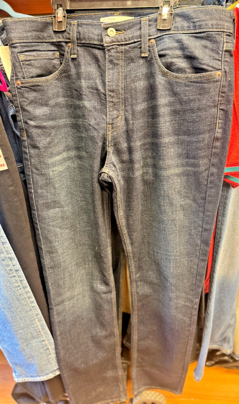 Levi Strauss Signature Gold Jeans Womens W36 L34 Dark Wash Straight Denim
