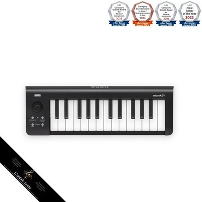 Korg microKEY-25 BK USB MIDI Keyboard Controller 25-Key Black Portable JP New