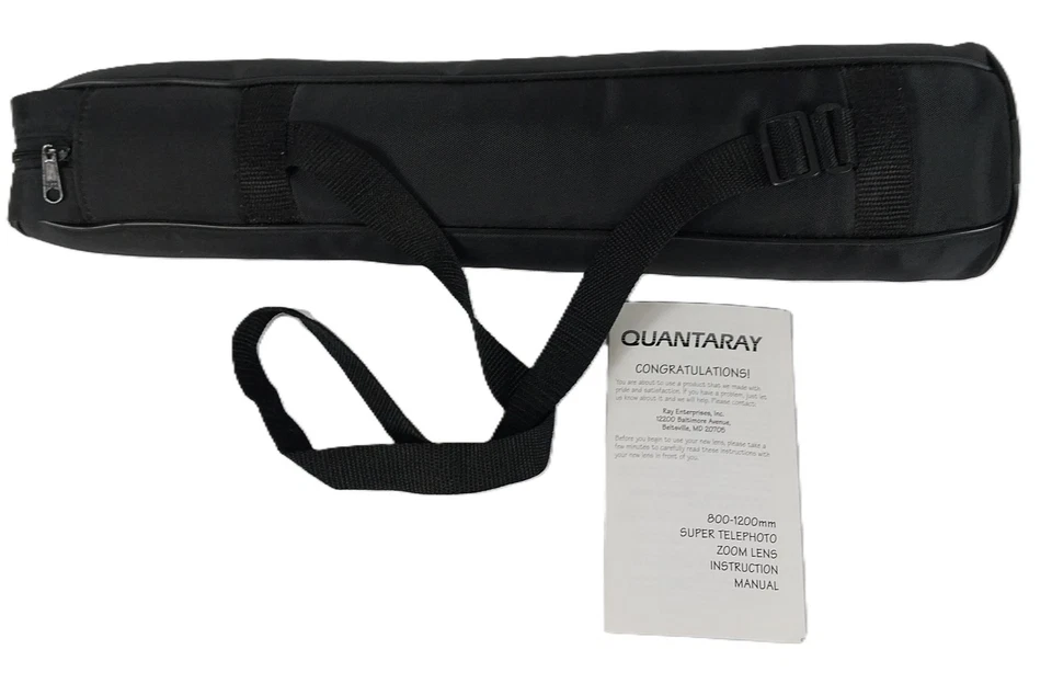 Quantaray 800–1200mm f/9.9–14.9 Super Telephoto Zoom Lens Japan – w/ Case & Box - Image 4 of 4