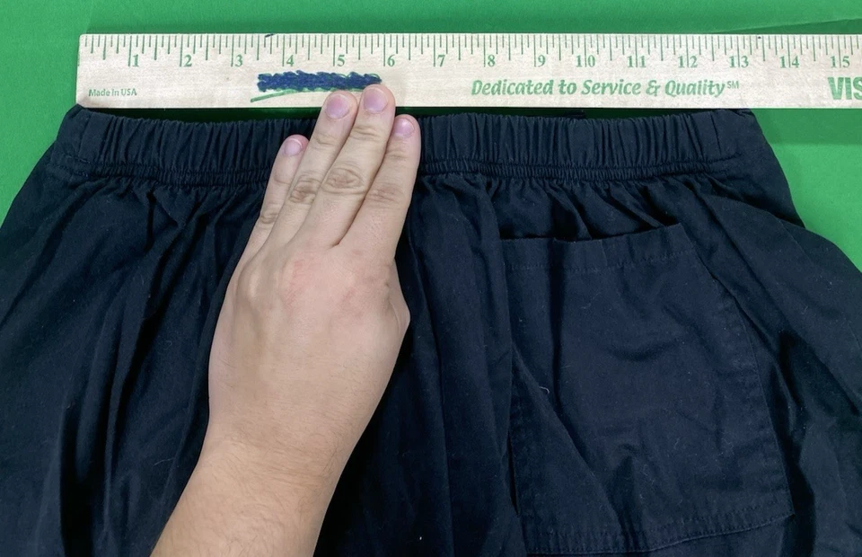 Medium Black Simply Basic Scrub Pants - Image 4 of 4