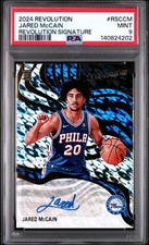 2024-25 Revolution Jared McCain Signature Rookie Auto #RSC-CM PSA 9