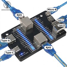 Multi-functional Data Cable Tester USB3.0 Quick detector Data Line Test Module