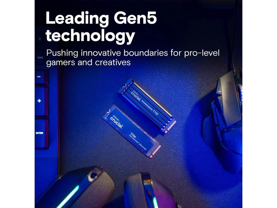 Crucial T710 M.2 2280 2TB PCI-Express 5.0 x4 TLC NAND² Internal Solid State - Image 4 of 4