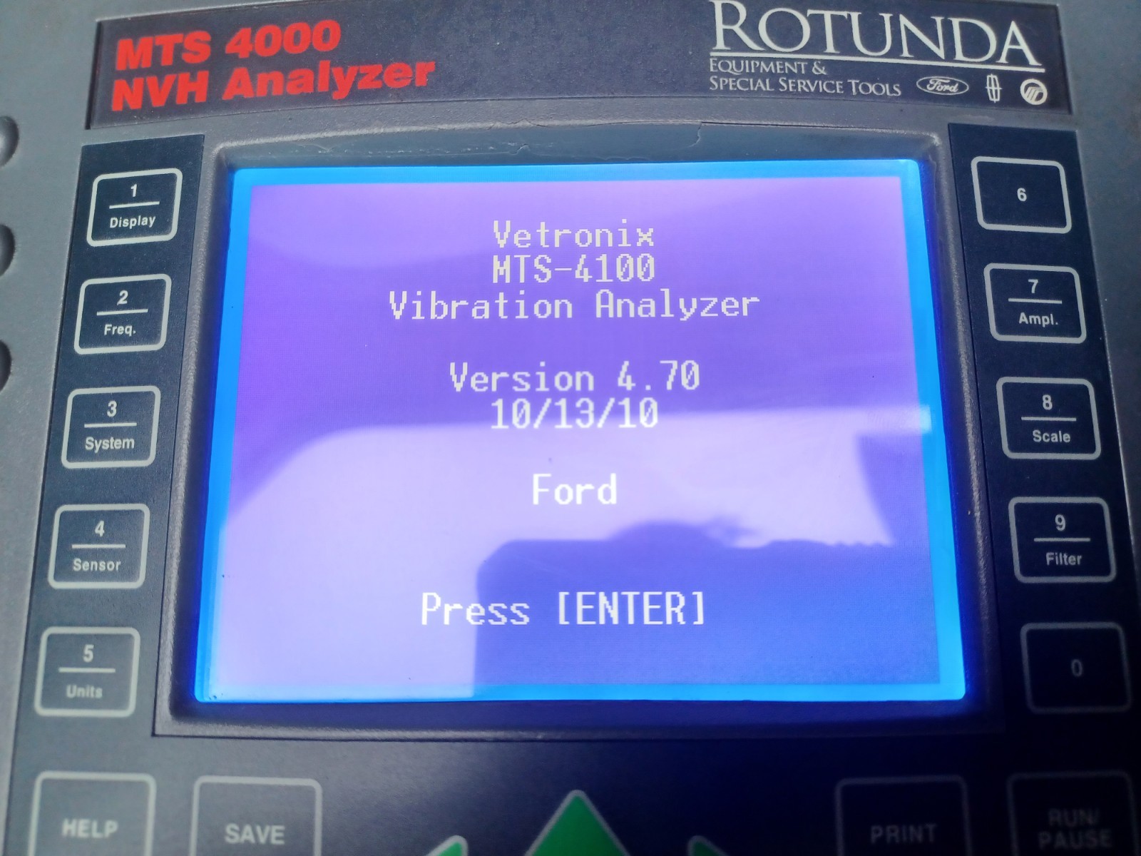 Rotunda Modular Engine Analyzer Rotunda MTS 4000 NVH Vibration Analyzer with Accessories | eBay