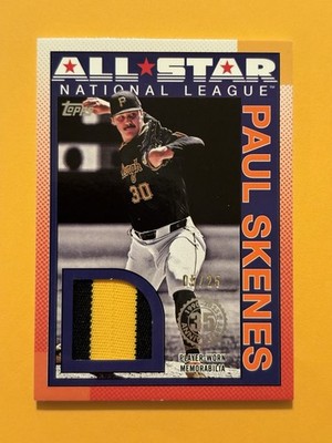 PAUL SKENES (05/25) (1:9,245 Packs) (1990 AS JERSEY PATCH RELIC) 2025 Topps