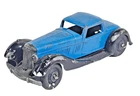 Vintage Dinky Toys 36B Bentley 2-Seater Sports Coupe Blue Color Diecast Unboxed.