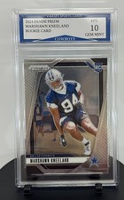 2025 Panini Prizm Marshawn Kneeland Cowboys Rookie Card #373 Gem Mint 10. rookie card picture