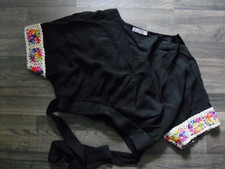 SUPERschöne Bluse/Blusentop °°  Gr. 36/38 °° schwarz °°  FRÜHLING ° BASIC °° NEU